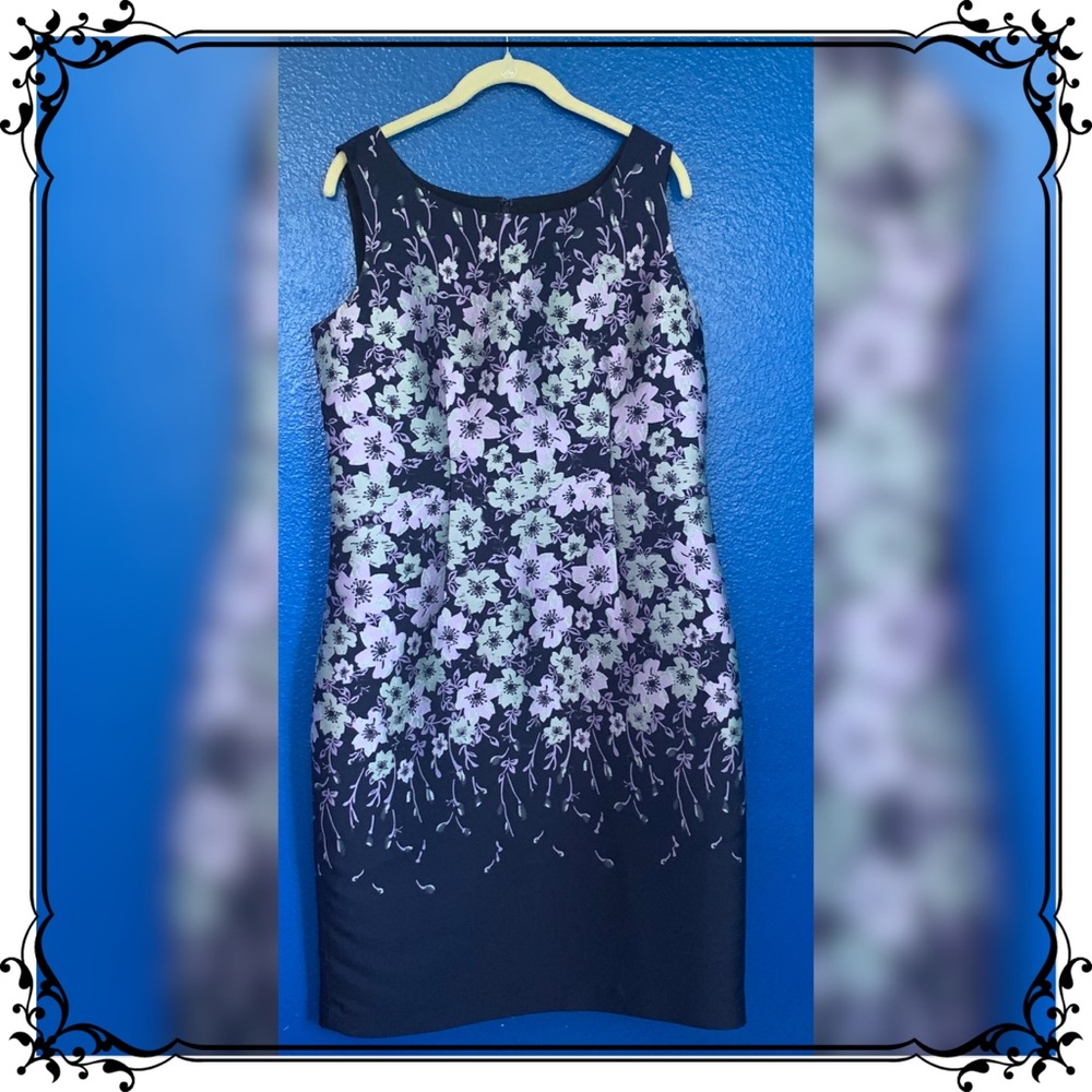 Talbots midi sheath dress